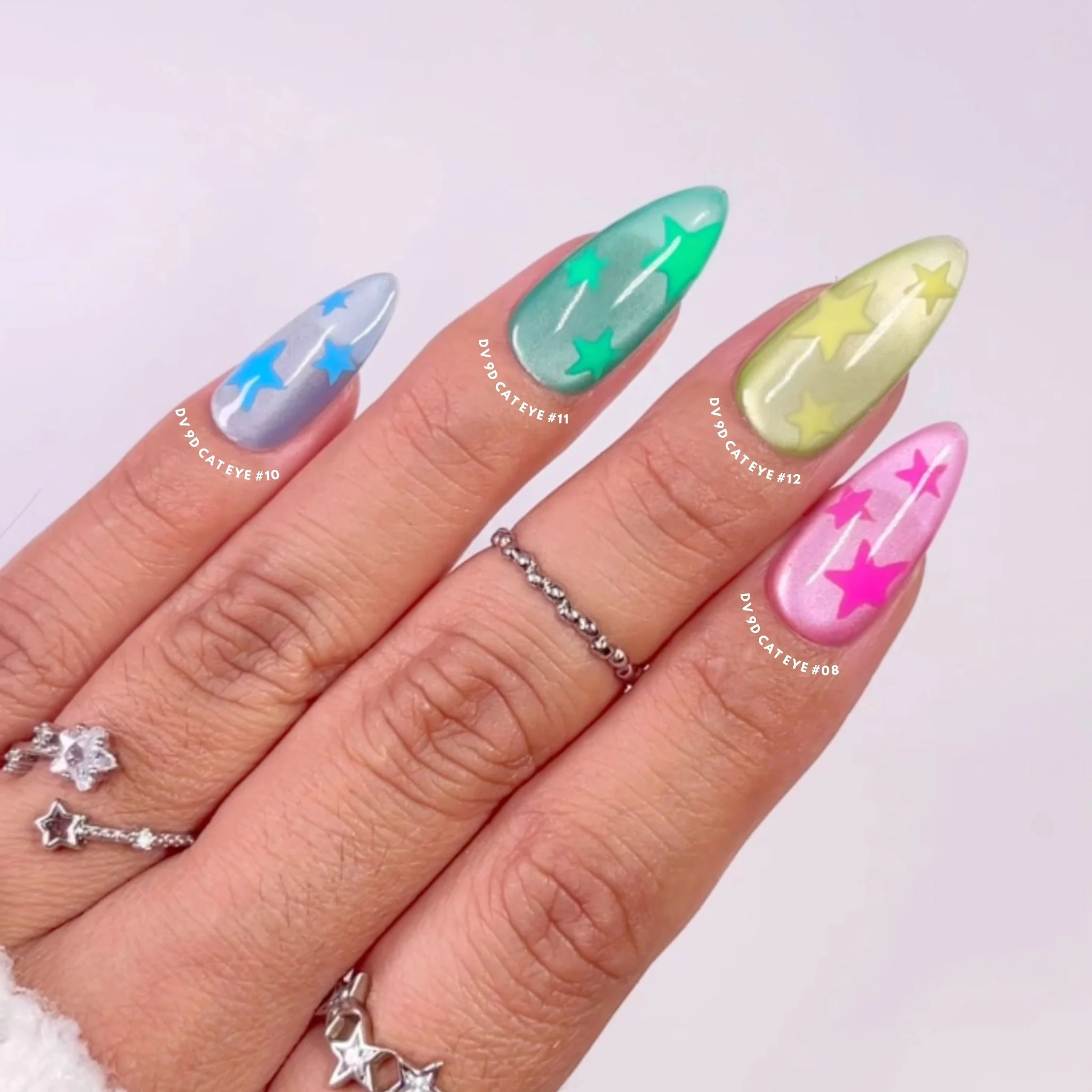 DIVA 9D Cat Eye Glassball #12 - Leafy Prowl - Final Sale 8 DIVA 9D Cat Eye Glassball #08 - Kitty Blossom