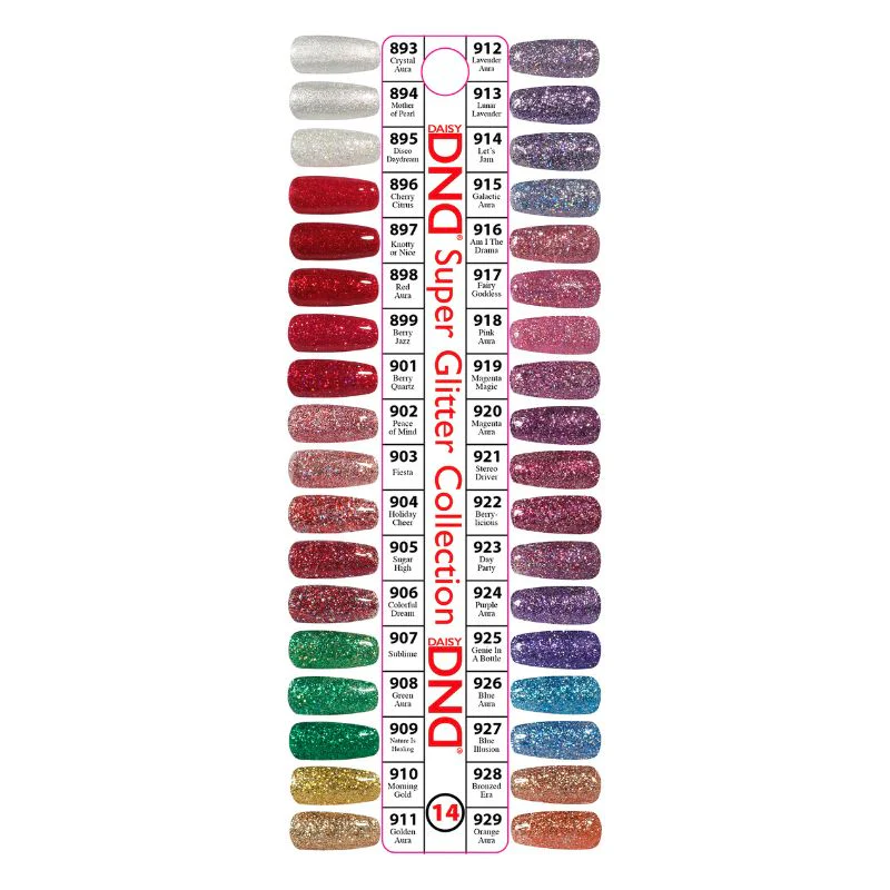 Super Glitter Collection - Full 36 Set 2 Super Glitter Collection - Full 36 Set