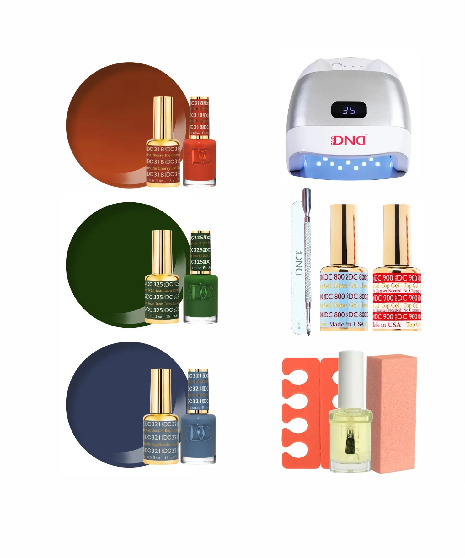 FallerPuff Girls Gel Polish Starter Kit 1 FallerPuff Girls Gel Polish Starter Kit