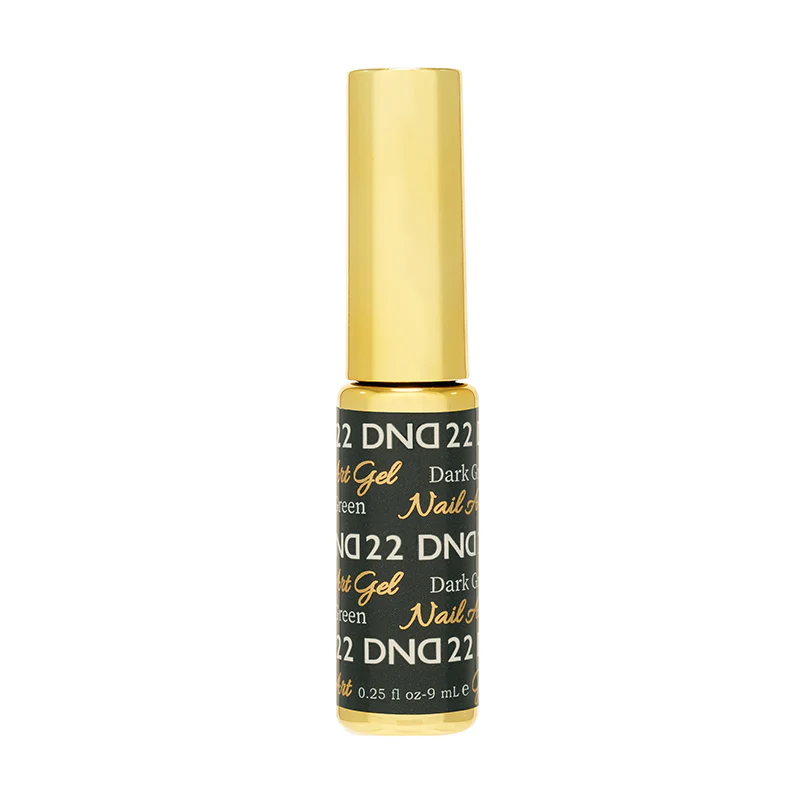 DND22 - Classic Dark Green Gel Art Liner 1 DND22 - Classic Dark Green Gel Art Liner