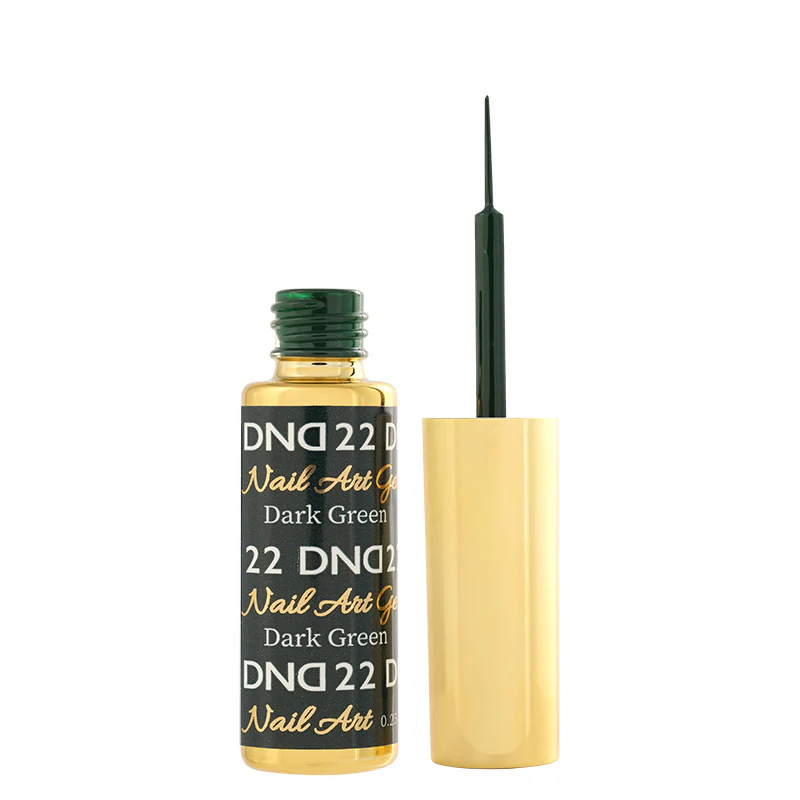 DND22 - Classic Dark Green Gel Art Liner 2 DND22 - Classic Dark Green Gel Art Liner