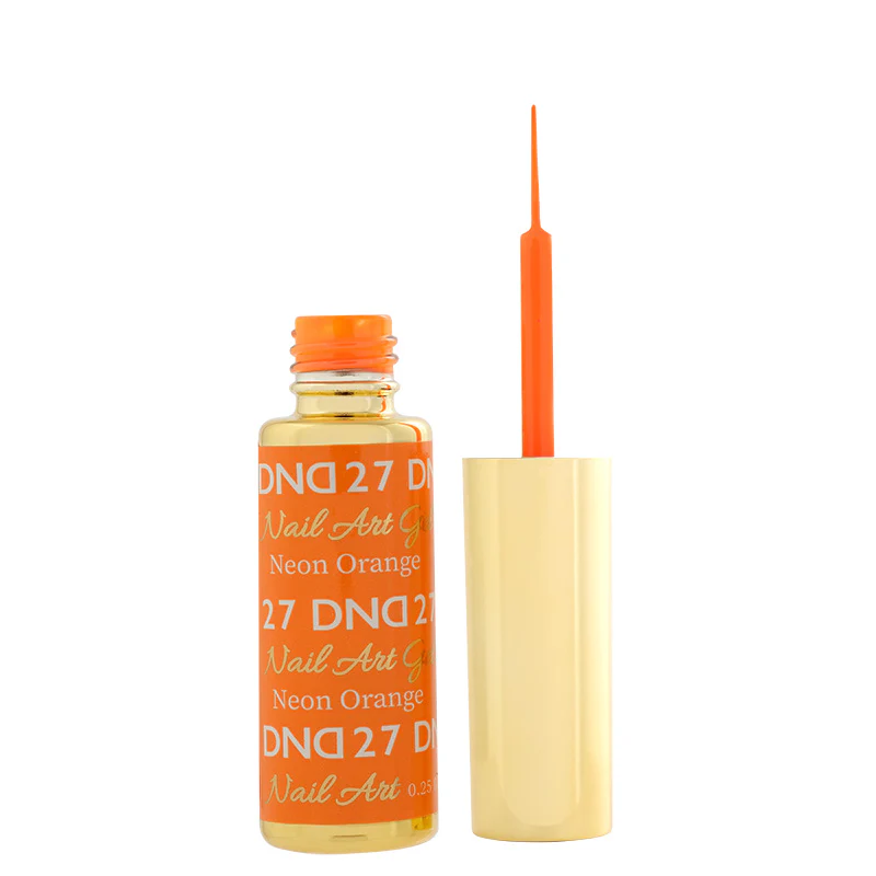 DND27 - Classic Neon Orange Gel Art Liner 2 DND27 - Classic Neon Orange Gel Art Liner