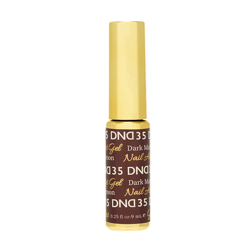DND35 - Classic Dark Maroon Gel Art Liner 1 DND35 - Classic Dark Maroon Gel Art Liner