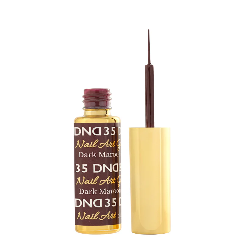DND35 - Classic Dark Maroon Gel Art Liner 2 DND35 - Classic Dark Maroon Gel Art Liner