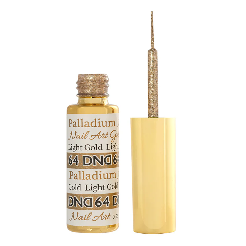 DND64 - Palladium Light Gold Gel Art Liner 1 DND64 - Palladium Light Gold Gel Art Liner