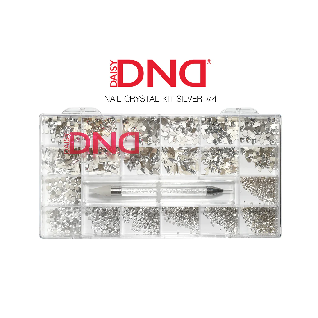Nail Crystal Kit Silver #04 1 Nail Crystal Kit Silver #04