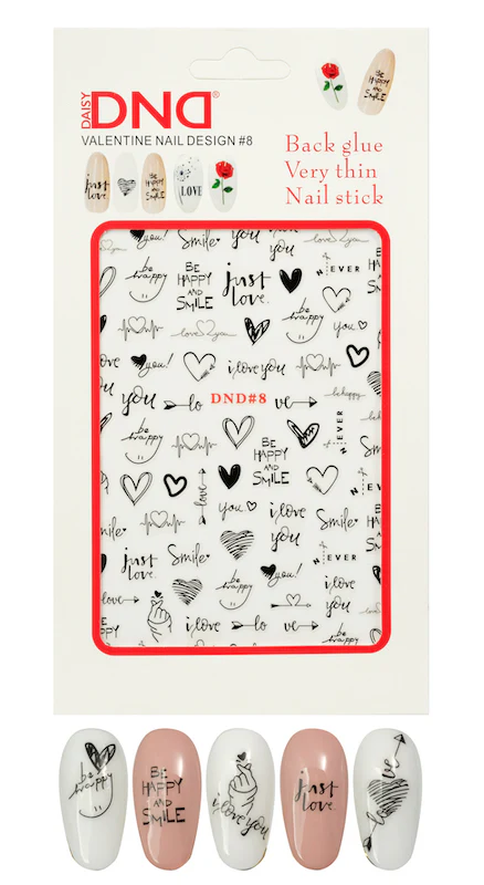 Valentine's Day Nail Art Stickers